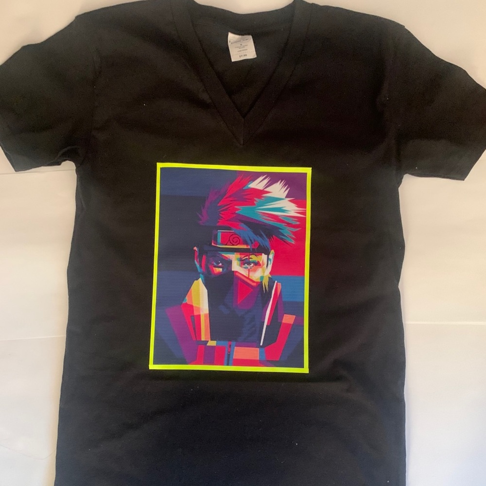 Kakashi Tshirt Handmade